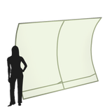 Contour Wave Tension Fabric 10 x 8