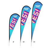 Premium TearDrop Outdoor Flags