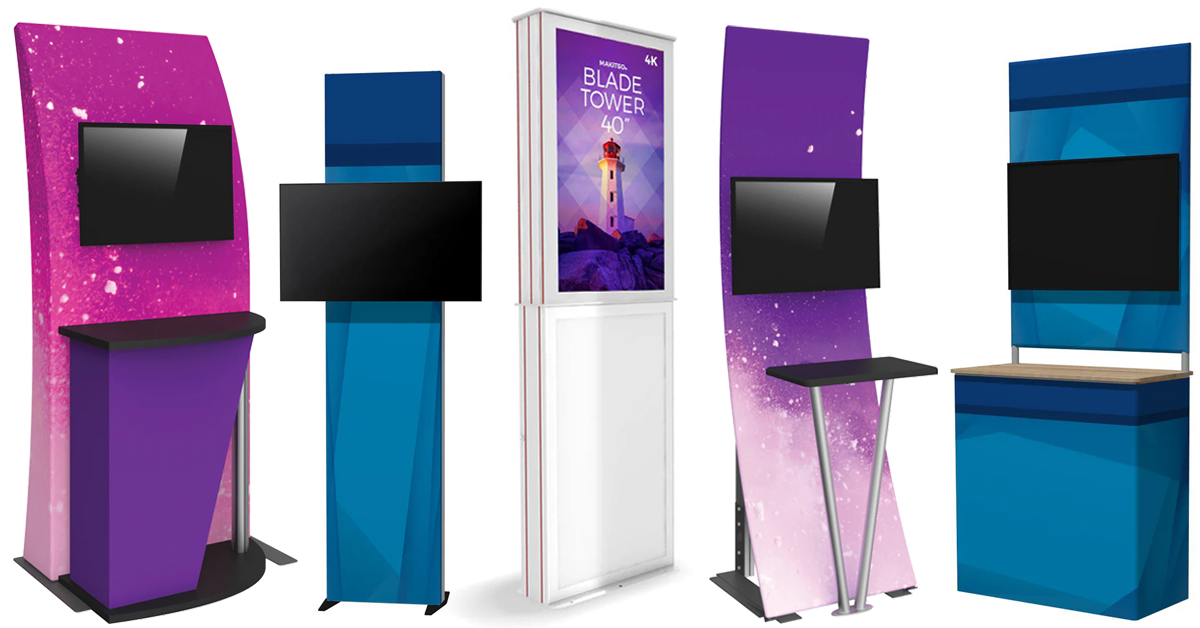 Engage Series — Interactive Kiosks & Monitor Stands – Experience Exhibits