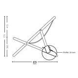 Custom Printed Deck Chair