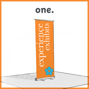 One.R1 23.5 Retractable Bannerstand