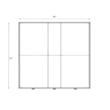 BrightLine P Panel (89″ H x 96″ W)