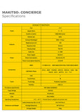 Makitso® Concierge Digital Retail Kiosk Solutions 21.5" Custom Printed Specifications