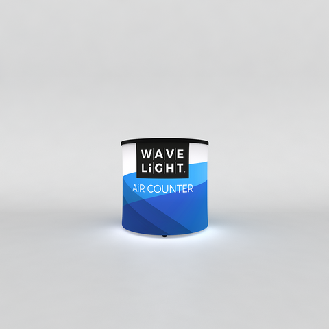 WaveLight LED Backlit Inflatable Counter Circular Mini