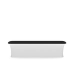 WaveLine InfoDesk Counter and information desk for trade shows and events front view blank