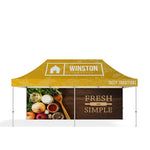 Makitso Outdoor Popup Canopy Tent 20ft back wall