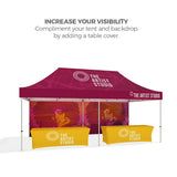 Makitso Outdoor Popup Canopy Tent 20ft with table covers