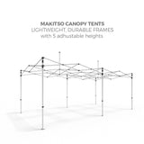 Makitso Outdoor Popup Canopy Tent 20ft frame