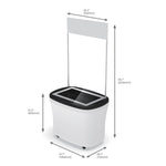 Makitso 4k Interactive Kiosk Touch Screen Monitor Table - Ssslab Jr Promotor sizes