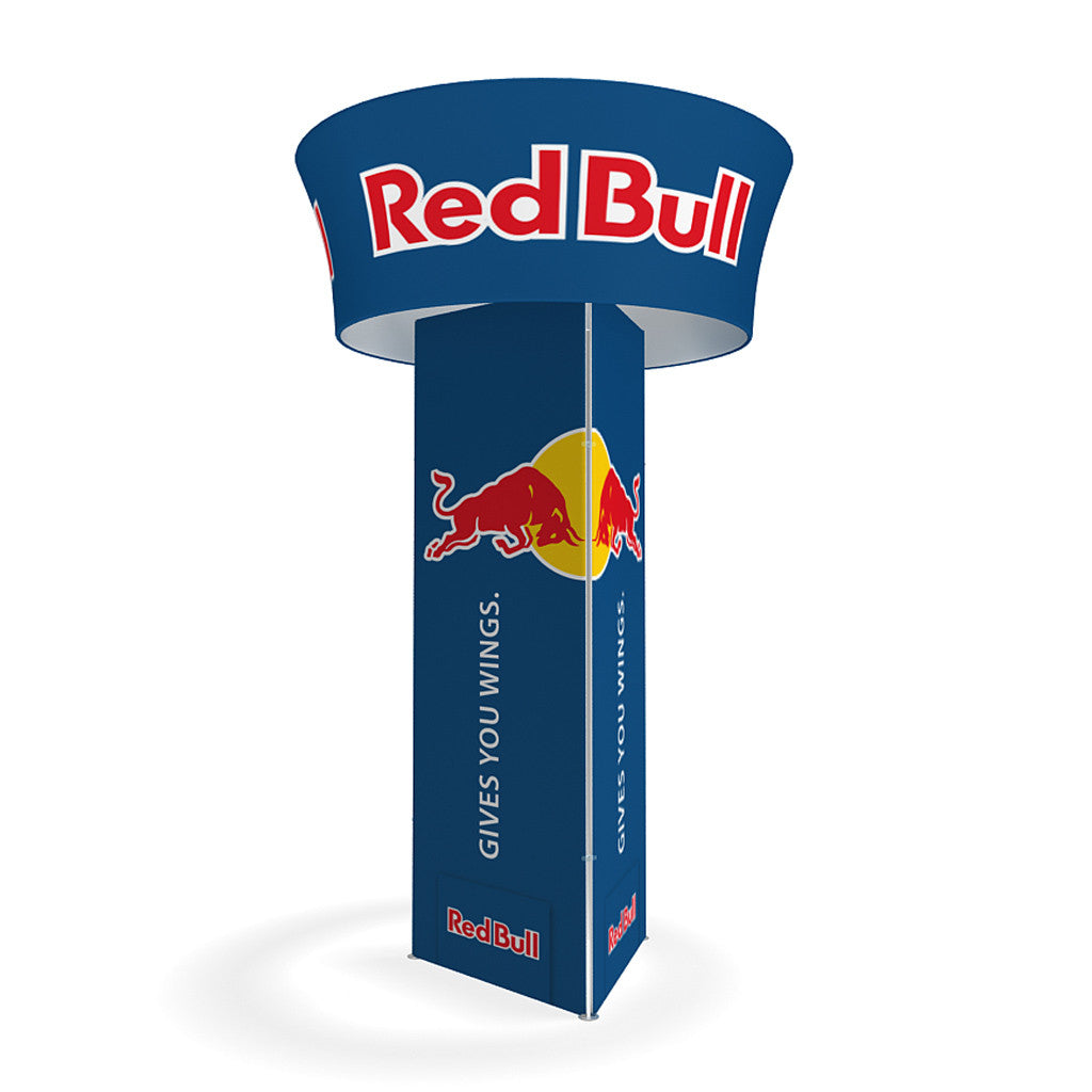 Fimp Tower Blimp Triangular Tower with Blimp Tube Tapered 10ft – Experience Exhibits