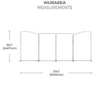 Makitso Waveline Media WLMAEEA Tension Fabric Display measurements