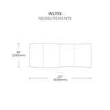 Makitso Tension Fabric Display Wall for Trade Shows and Events measurements